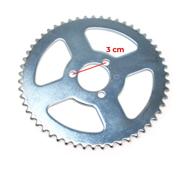 Corona 54 denti mini quad 49cc 2 tempi - immagine 5
